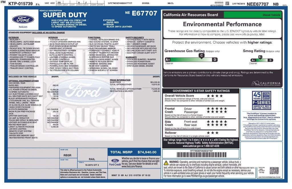 2022 Ford Super Duty F-250 SRW XL