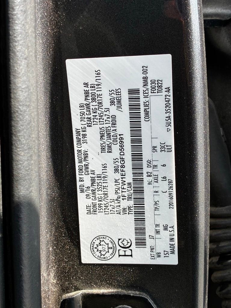 2016 Ford F-150 XLT