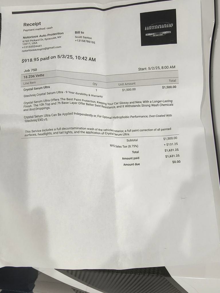 2016 Chevrolet Corvette Z06 Z06 3LZ