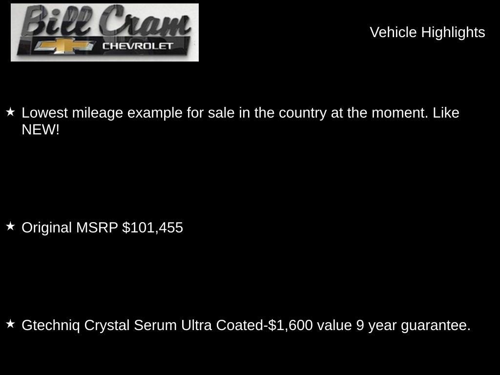 2016 Chevrolet Corvette Z06 Z06 3LZ