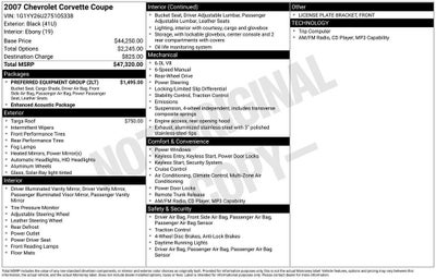 2007 Chevrolet Corvette Base