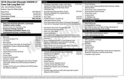 2018 Chevrolet Silverado 2500 HD LT