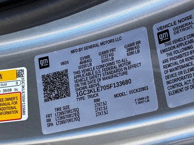 2025 Chevrolet Silverado 2500 HD WT