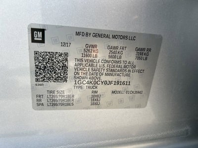 2018 Chevrolet Silverado 3500 HD LTZ