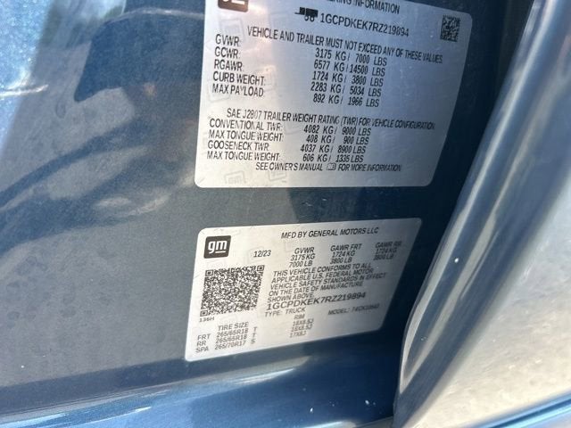 2024 Chevrolet Silverado 1500 LT (2FL)