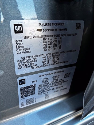 2026 Chevrolet Silverado 1500 LT (2FL)