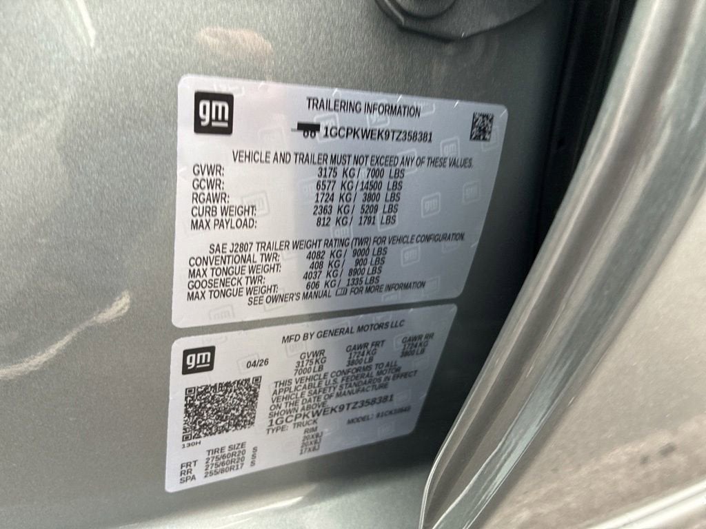 2026 Chevrolet Silverado 1500 RST