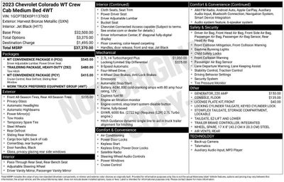 2023 Chevrolet Colorado WT