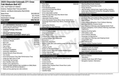 2025 Chevrolet Colorado Z71