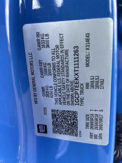 2026 Chevrolet Colorado Trail Boss