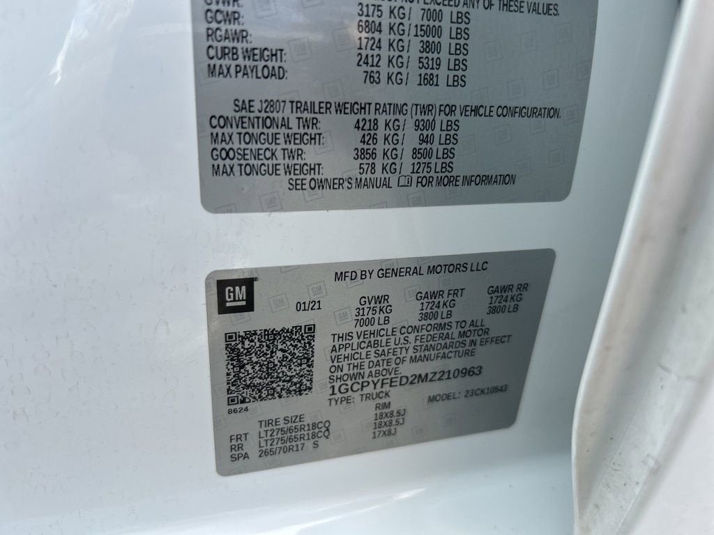 2021 Chevrolet Silverado 1500 LT Trail Boss