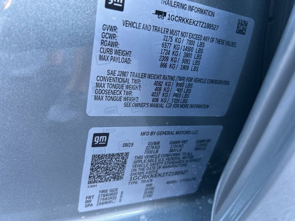 2026 Chevrolet Silverado 1500 LT (2FL)