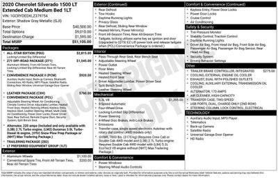 2020 Chevrolet Silverado 1500 LT