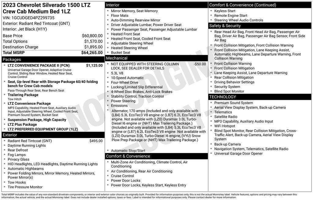 2023 Chevrolet Silverado 1500 LTZ