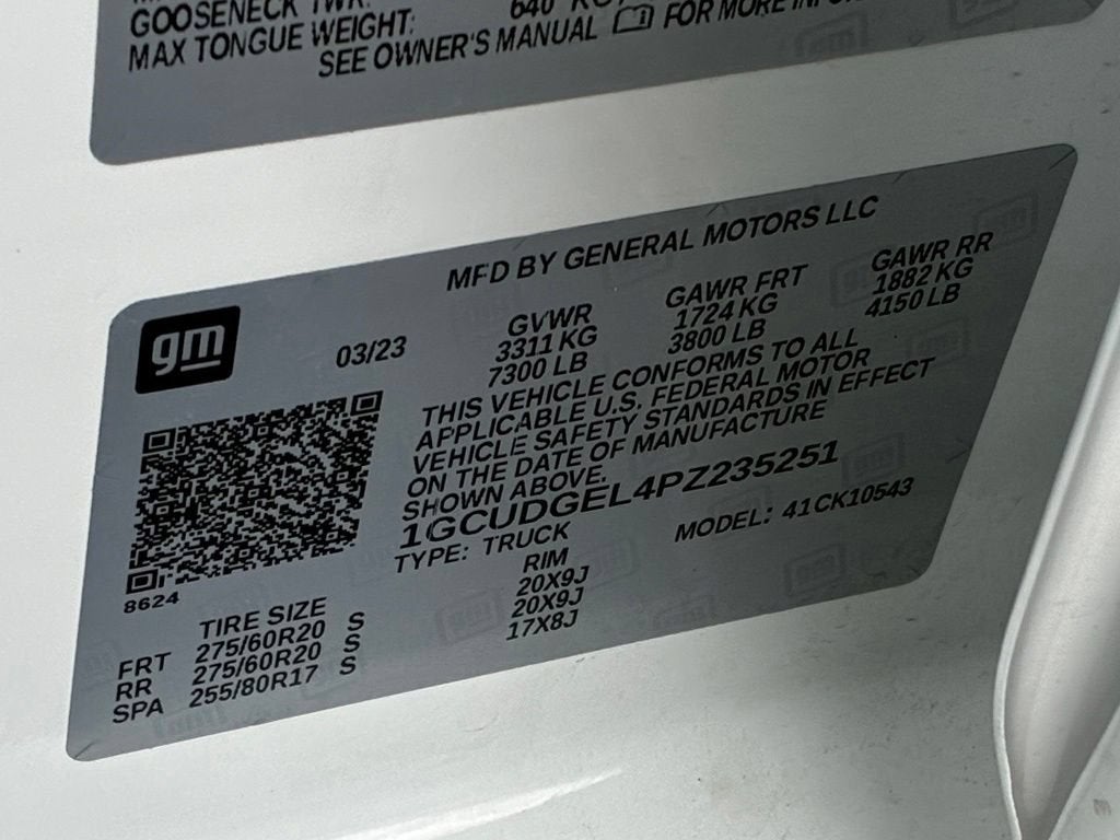 2023 Chevrolet Silverado 1500 LTZ