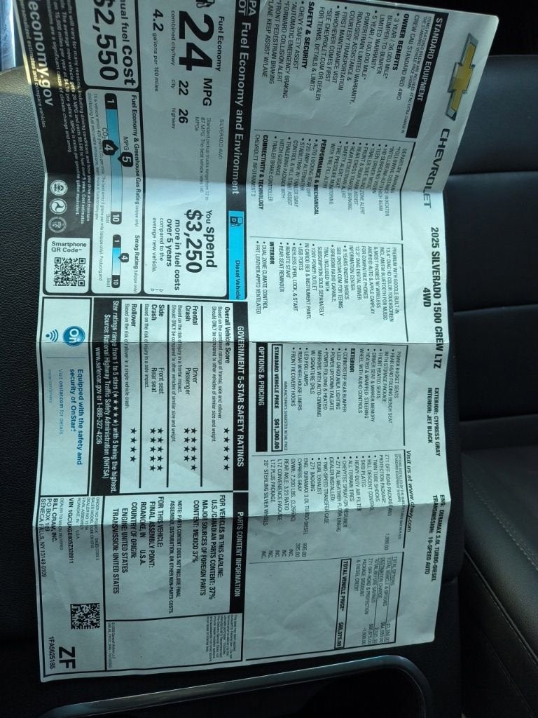 2025 Chevrolet Silverado 1500 LTZ