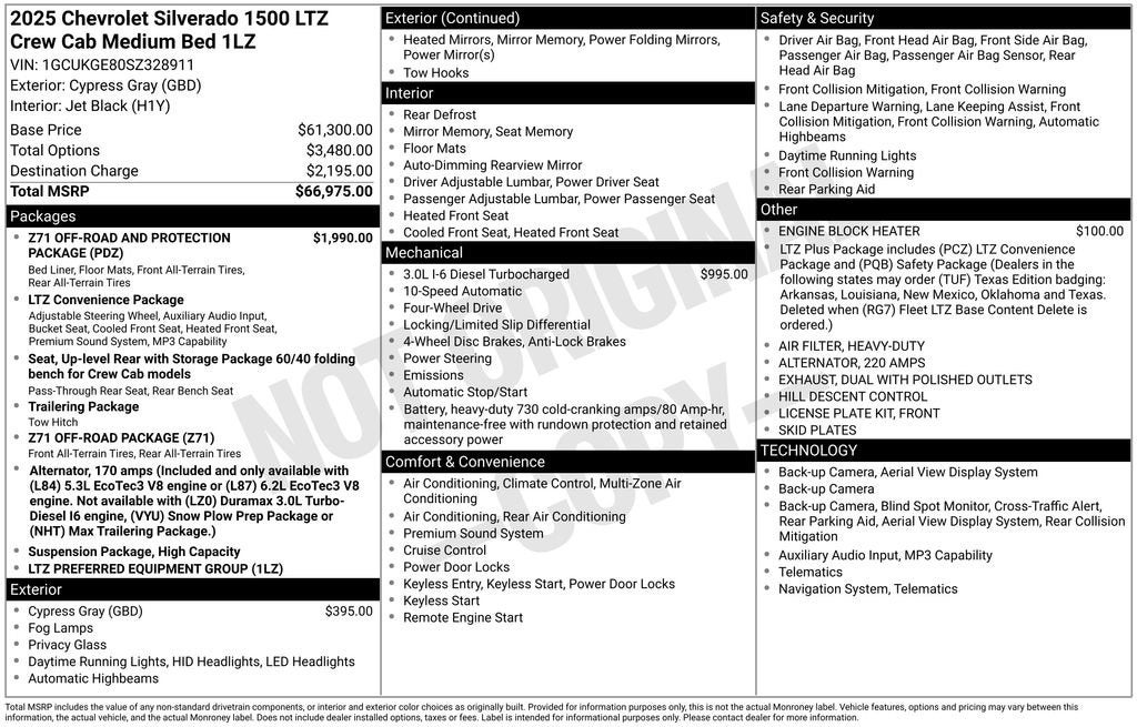 2025 Chevrolet Silverado 1500 LTZ