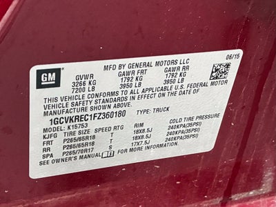 2015 Chevrolet Silverado 1500 LT