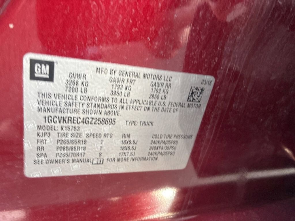 2016 Chevrolet Silverado 1500 LT