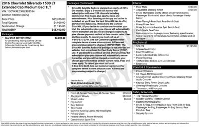 2016 Chevrolet Silverado 1500 LT