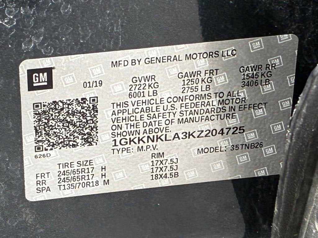 2019 GMC Acadia SLE