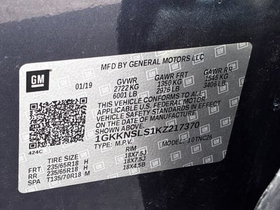 2019 GMC Acadia SLE