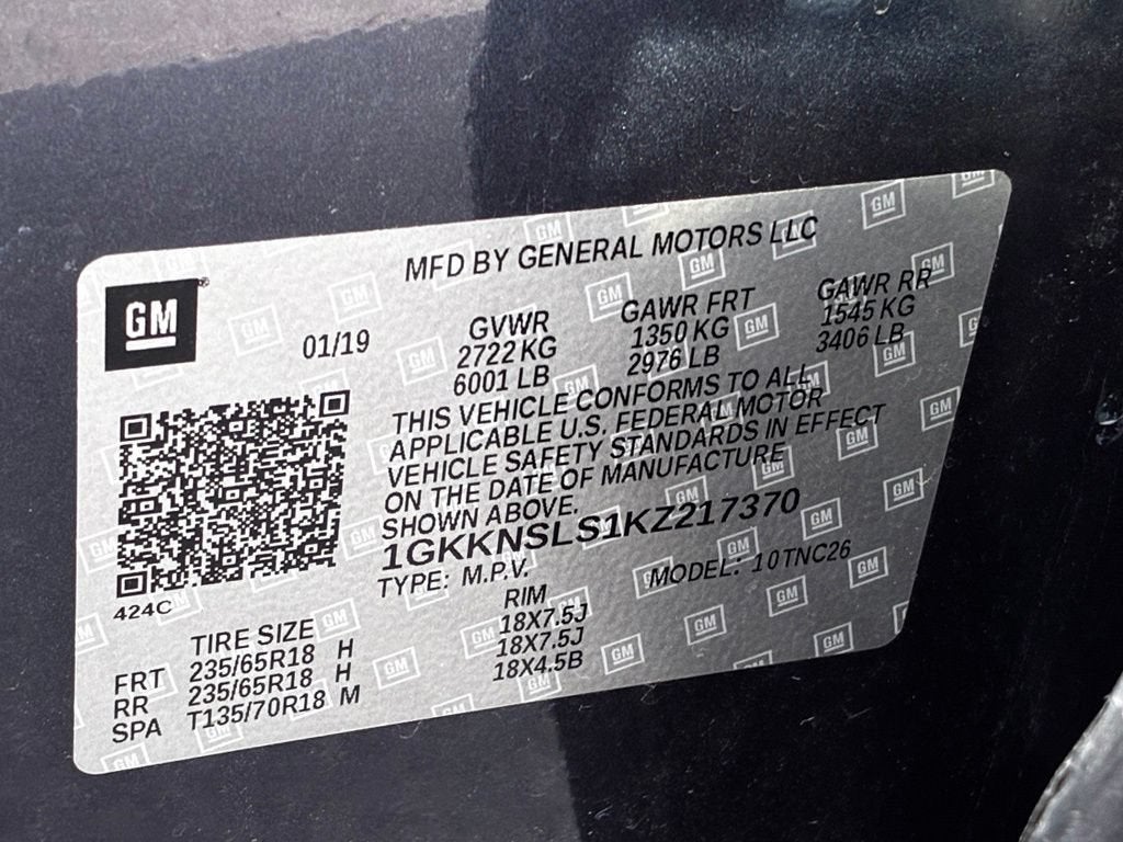 2019 GMC Acadia SLE