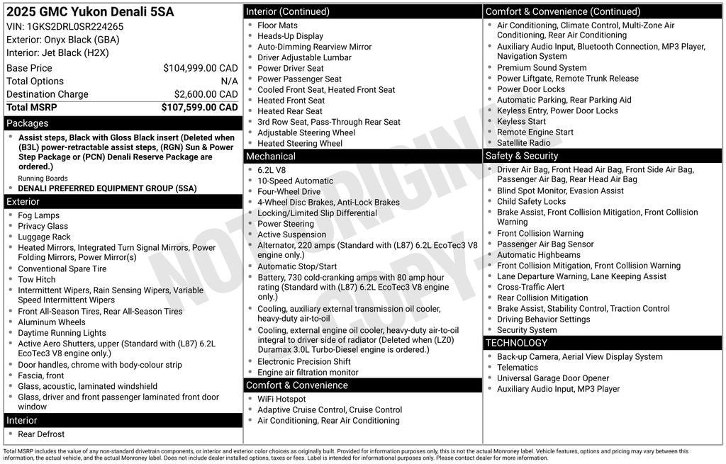 2025 GMC Yukon Denali