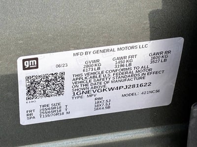 2023 Chevrolet Traverse LT Cloth