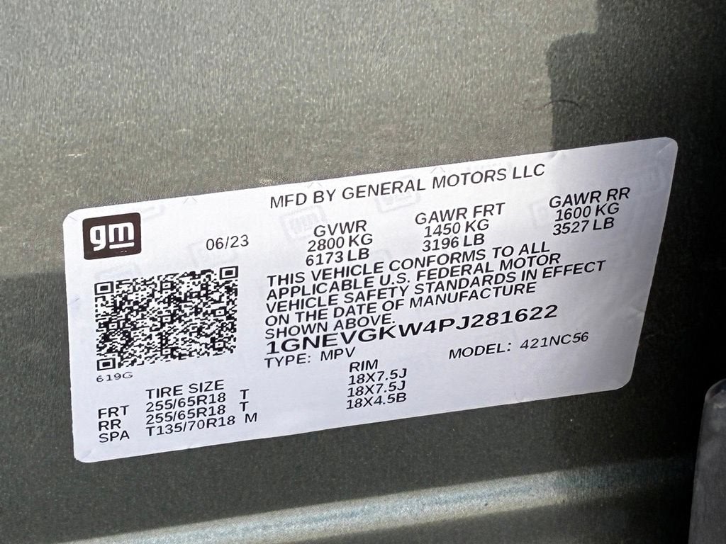 2023 Chevrolet Traverse LT Cloth