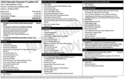 2023 Chevrolet Traverse LT Leather