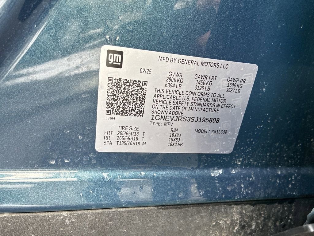 2025 Chevrolet Traverse Z71