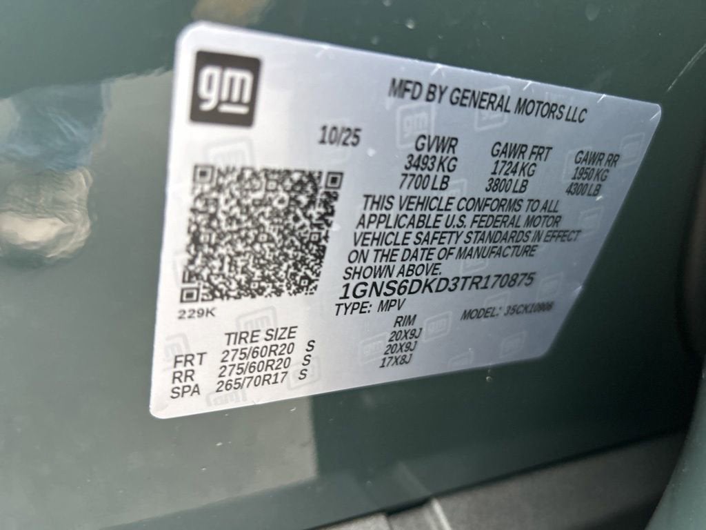 2026 Chevrolet Suburban Z71