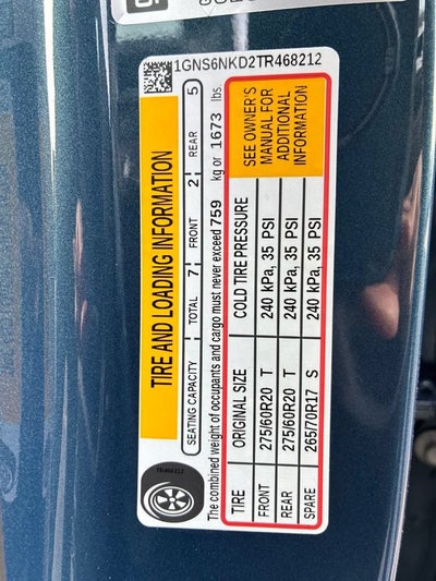2026 Chevrolet Tahoe LT