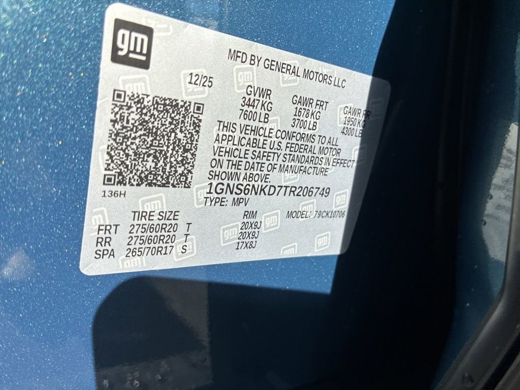 2026 Chevrolet Tahoe LT