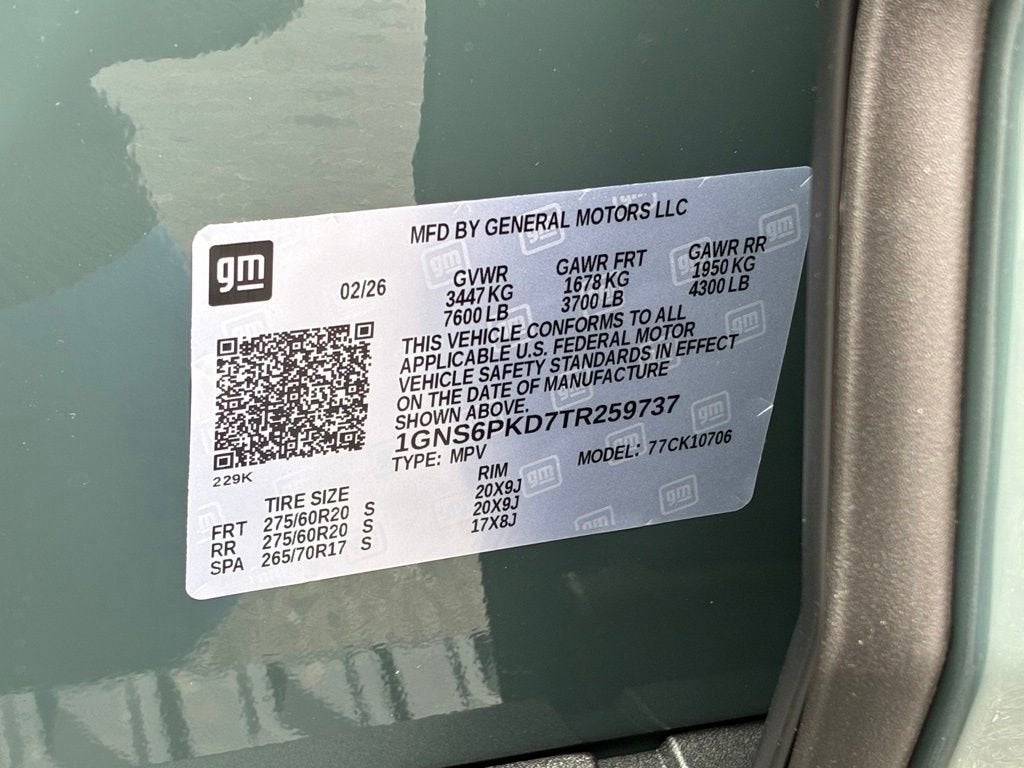 2026 Chevrolet Tahoe Z71