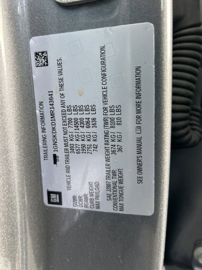 2021 Chevrolet Suburban Z71