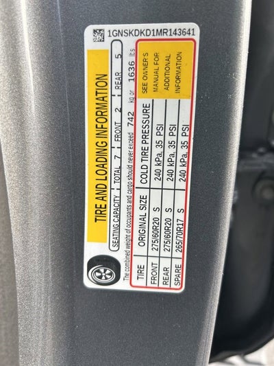 2021 Chevrolet Suburban Z71