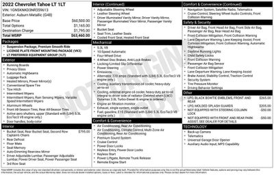 2022 Chevrolet Tahoe LT