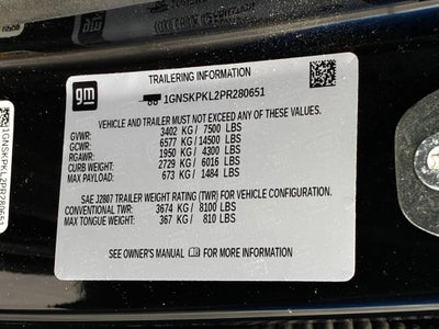 2023 Chevrolet Tahoe Z71
