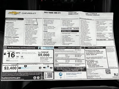2023 Chevrolet Tahoe Z71