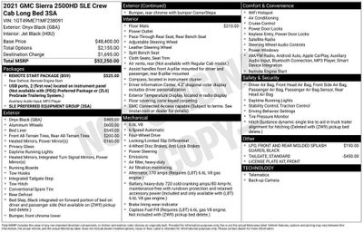 2021 GMC Sierra 2500 HD SLE