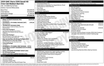 2020 GMC Sierra 2500 HD Denali