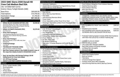 2022 GMC Sierra 2500 HD Denali