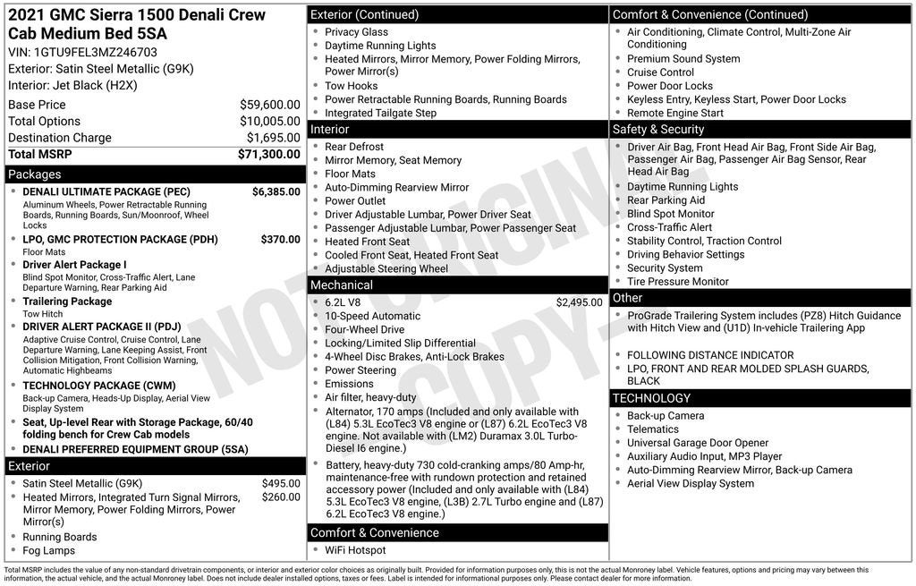 2021 GMC Sierra 1500 Denali