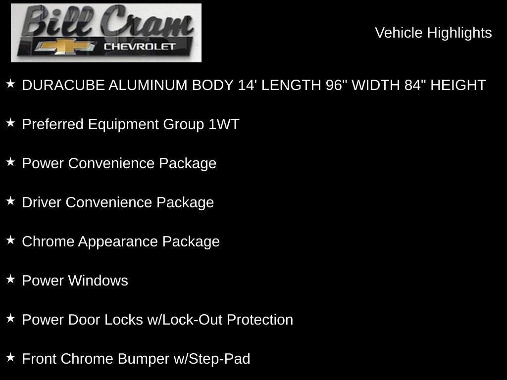 2025 Chevrolet Express Cutaway 3500 1WT