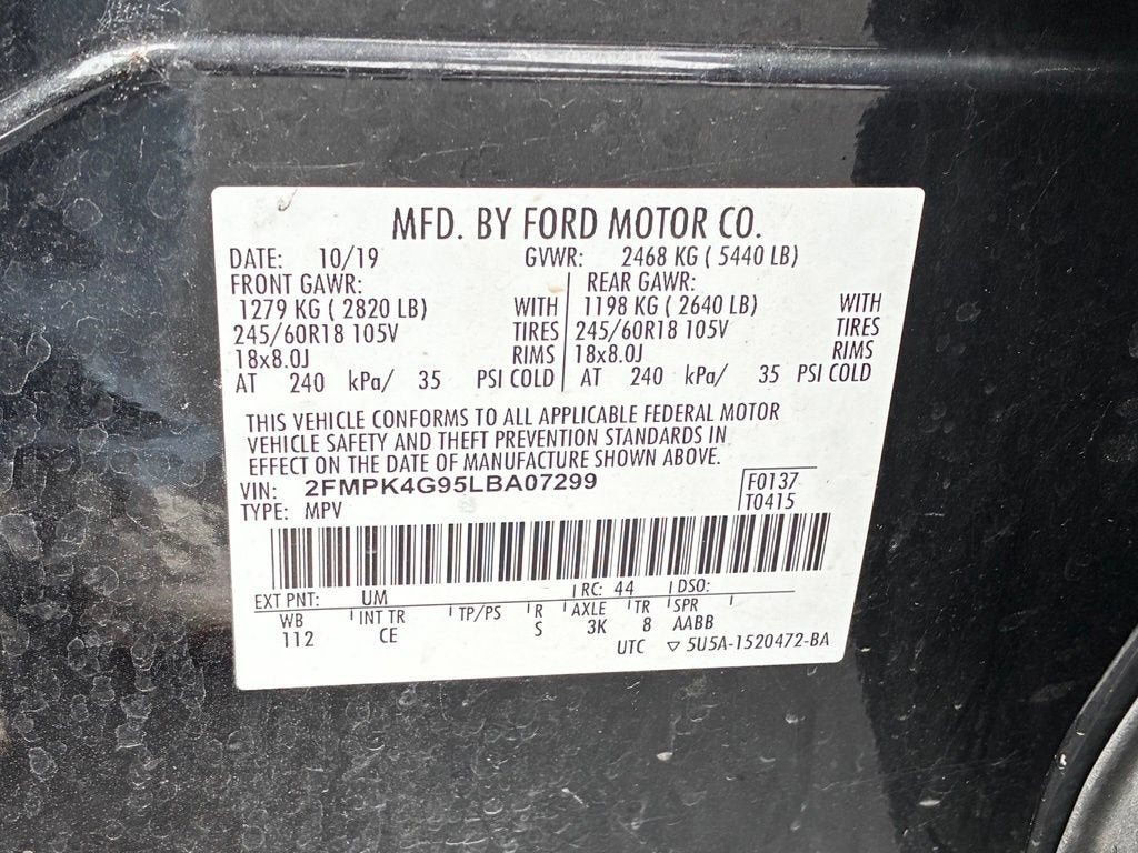 2020 Ford Edge SE