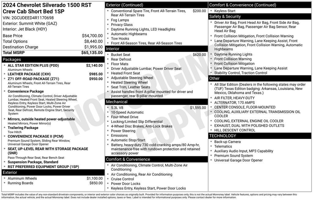 2024 Chevrolet Silverado 1500 RST