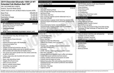 2019 Chevrolet Silverado LD Work Truck