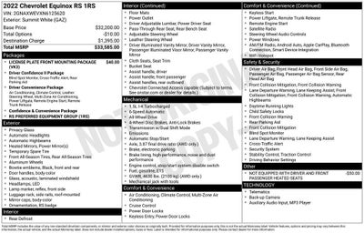 2022 Chevrolet Equinox RS